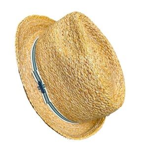 NWT Delux Straw Fedora Hat